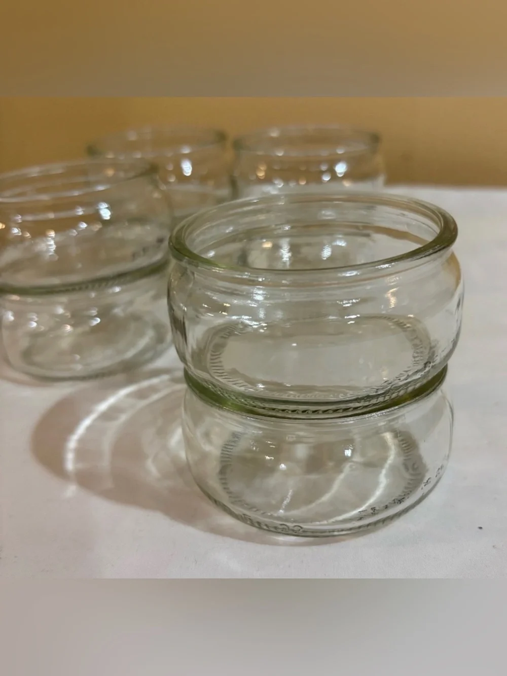Clear Glasses For Dessert, Yogurt, Pudding . Set Of 8